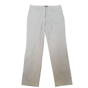 Gloria Vanderbilt Amanda 2.0 Slim Leg Pants White Classic Fit Stretch
